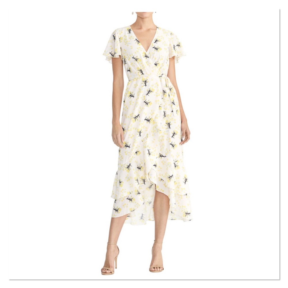 SIENNA SKY Faux Wrap Lightweight Floral Dress 🆕
